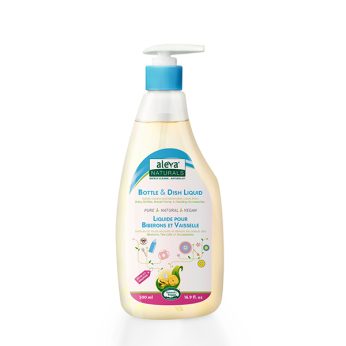 Lily-scented baby bottle and feeding utensil cleaner