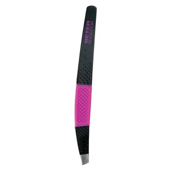 Stainless steel tweezers, with grip