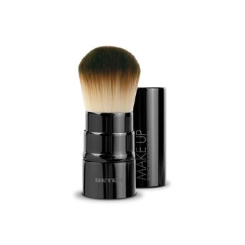 Retractable make up brush, synthetic hair REF #22152