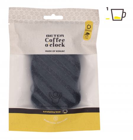 BETER KONJAC BODY SPONGE COFFEE OCLOCK