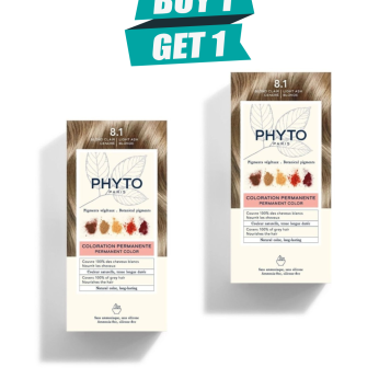 PHYTO HAIR COLOR 8.1 LIGHT ASH BLONDE (1+1)